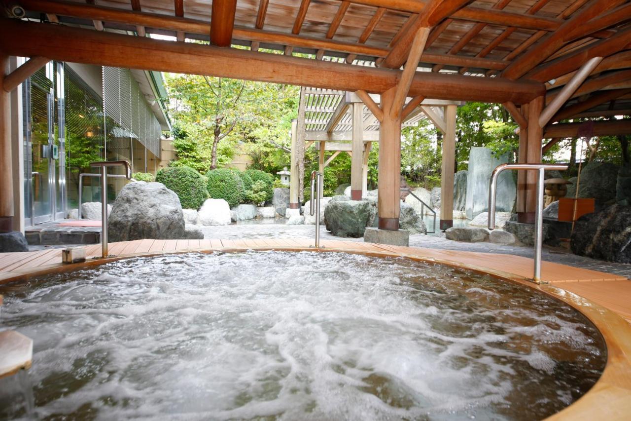 Hida Takayama Onsen Takayama Green Hotel - Keio Group Hotels - Takayama (Gifu) Exterior foto A modern onsen